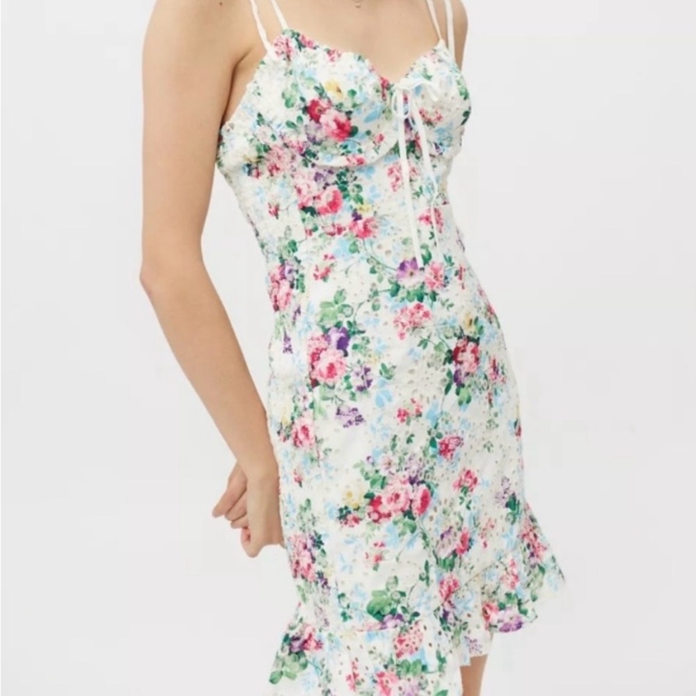 SNDYS. Floral Print Dress